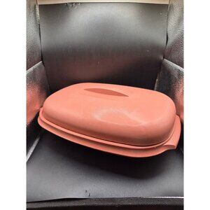 Tupperware Microwave Steamer Set 6 Cups 1.4L Terracotta Color Durable Reheating